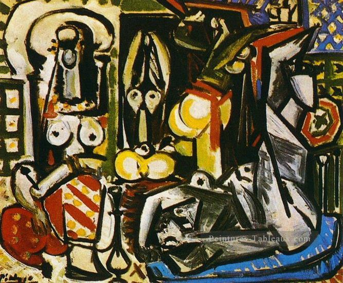 Les femmes d Alger Delacroix IV 1955 cubisme Pablo Picasso Peintures à l'huile